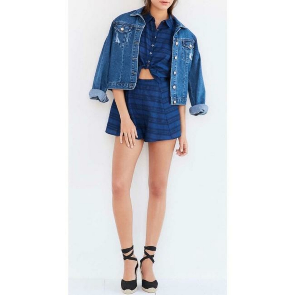 Gingham Romper - Picture 4 of 6